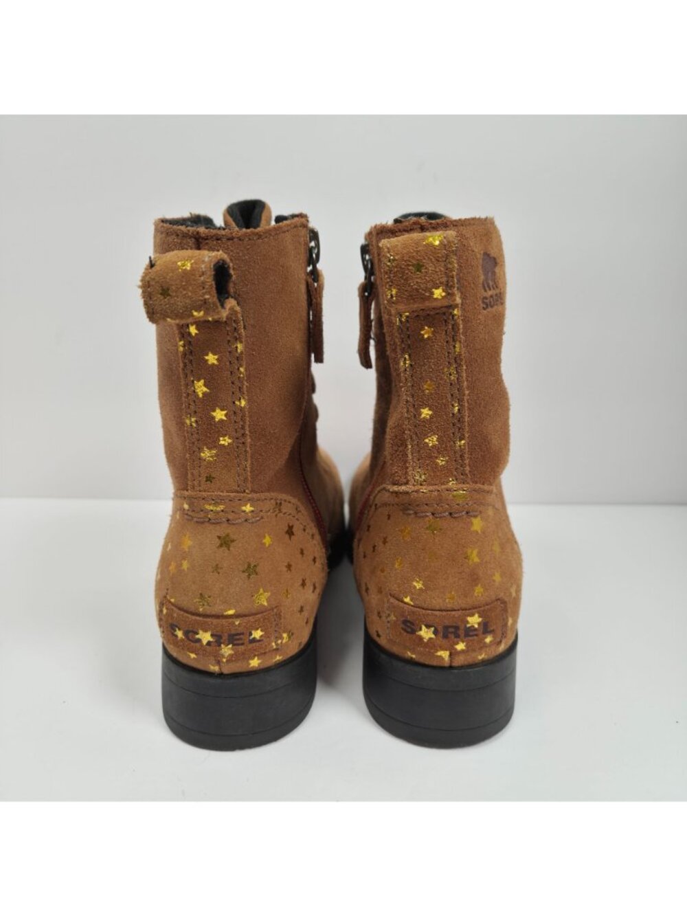 Sorel Emelie Youth Brown Suede Waterproof Ankle Boots NY3882-242 US Size 4 - Picture 4 of 11